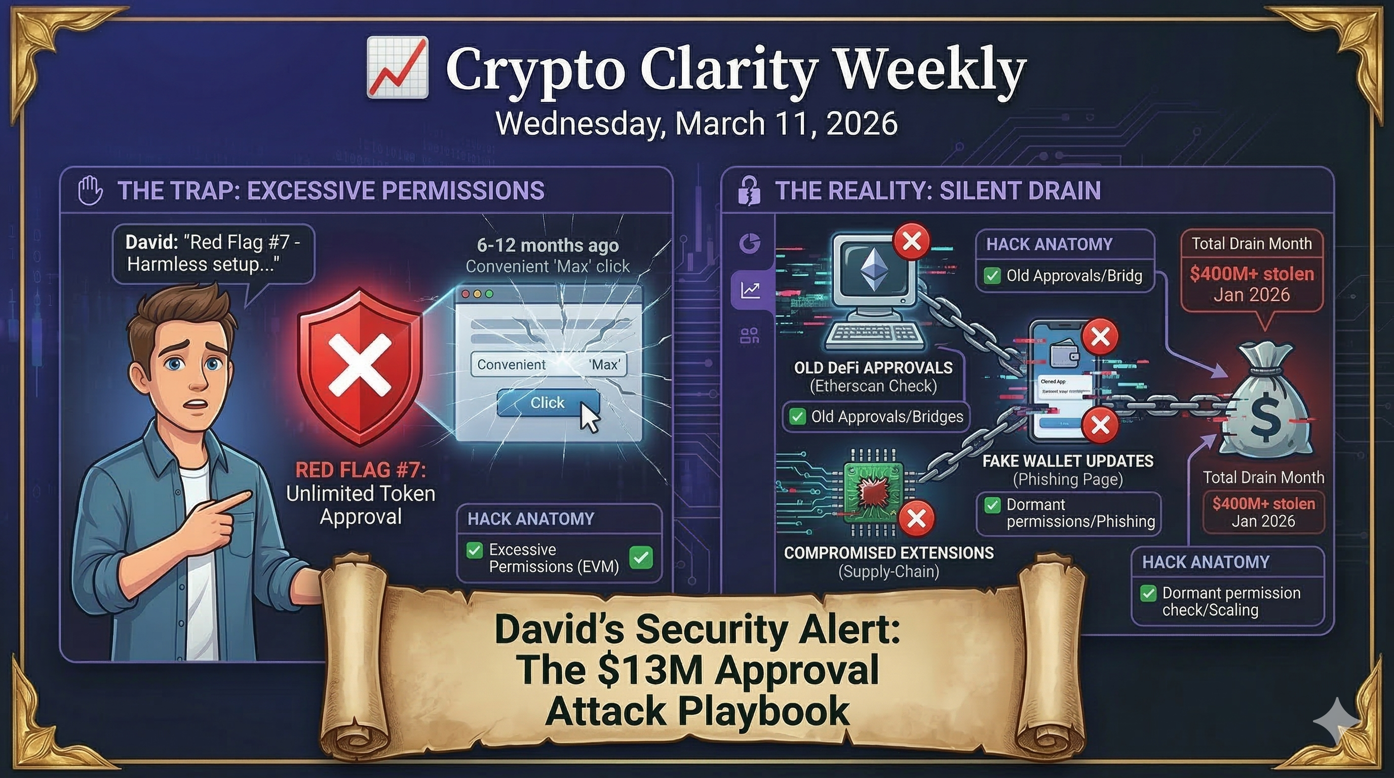 David's Security Alert: 15 Minutes to Protect Your DeFi Wallet