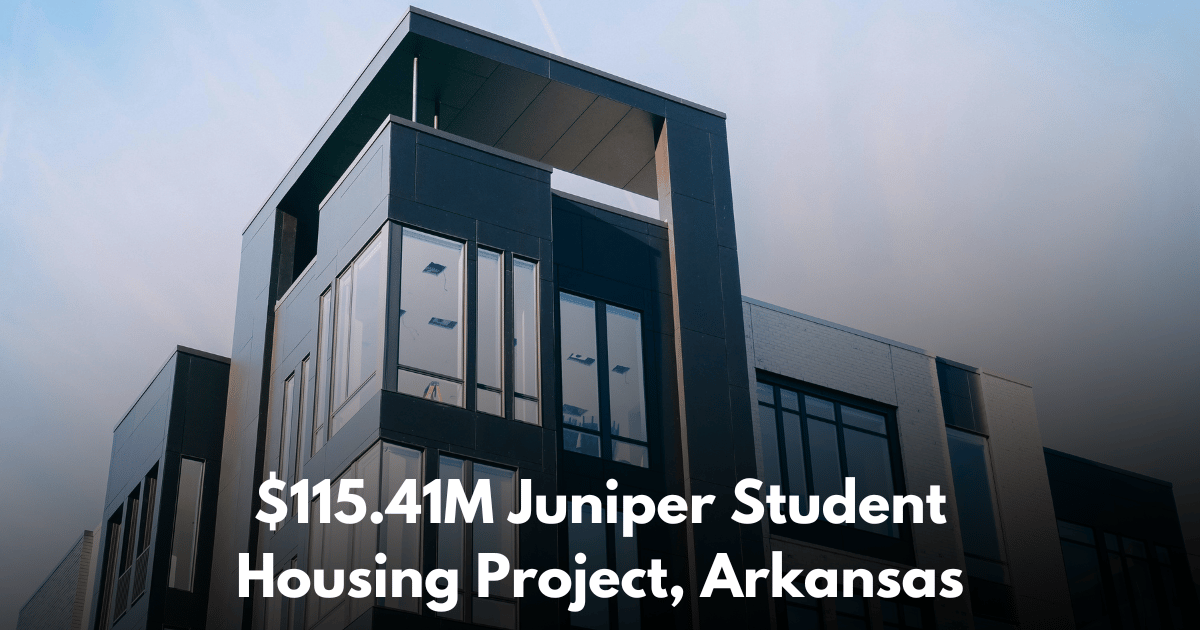 $115.41M Juniper Student Housing Project Breaks Ground in Fayetteville