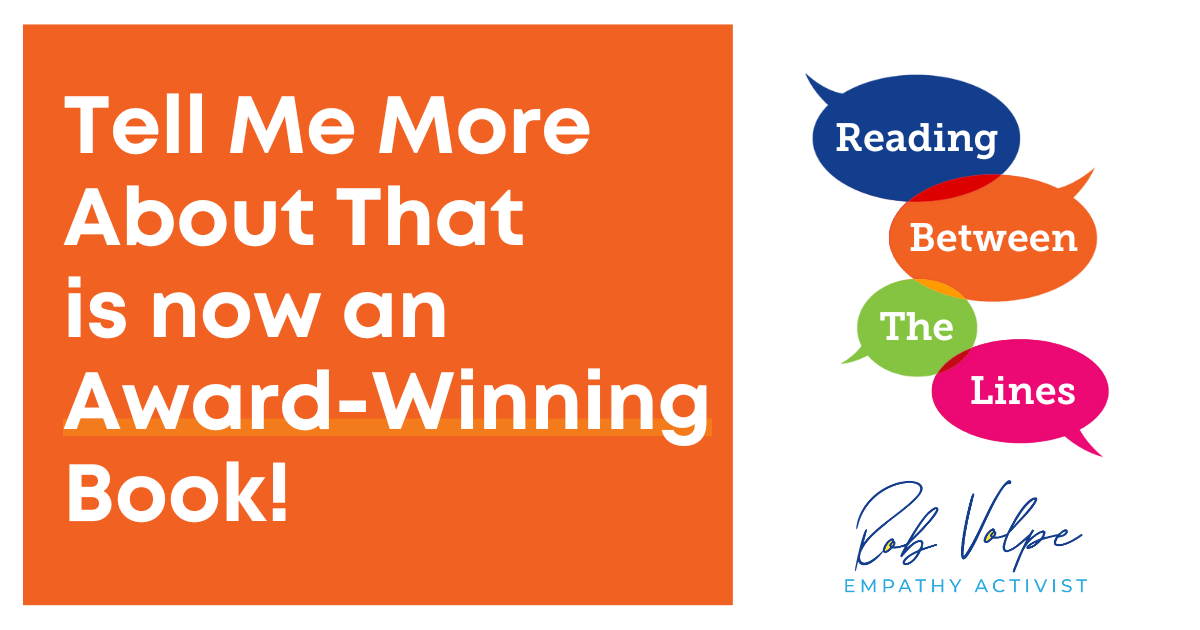 Tell Me More About That is now an award-winning book!