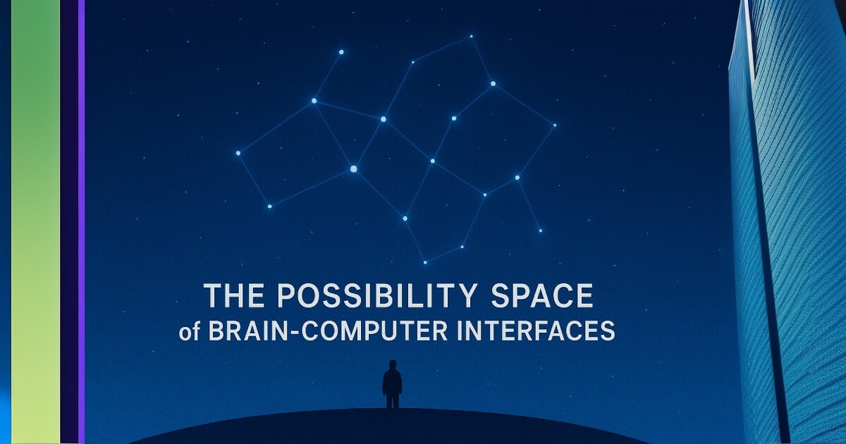 The Possibility Space of Brain Computer Interfaces