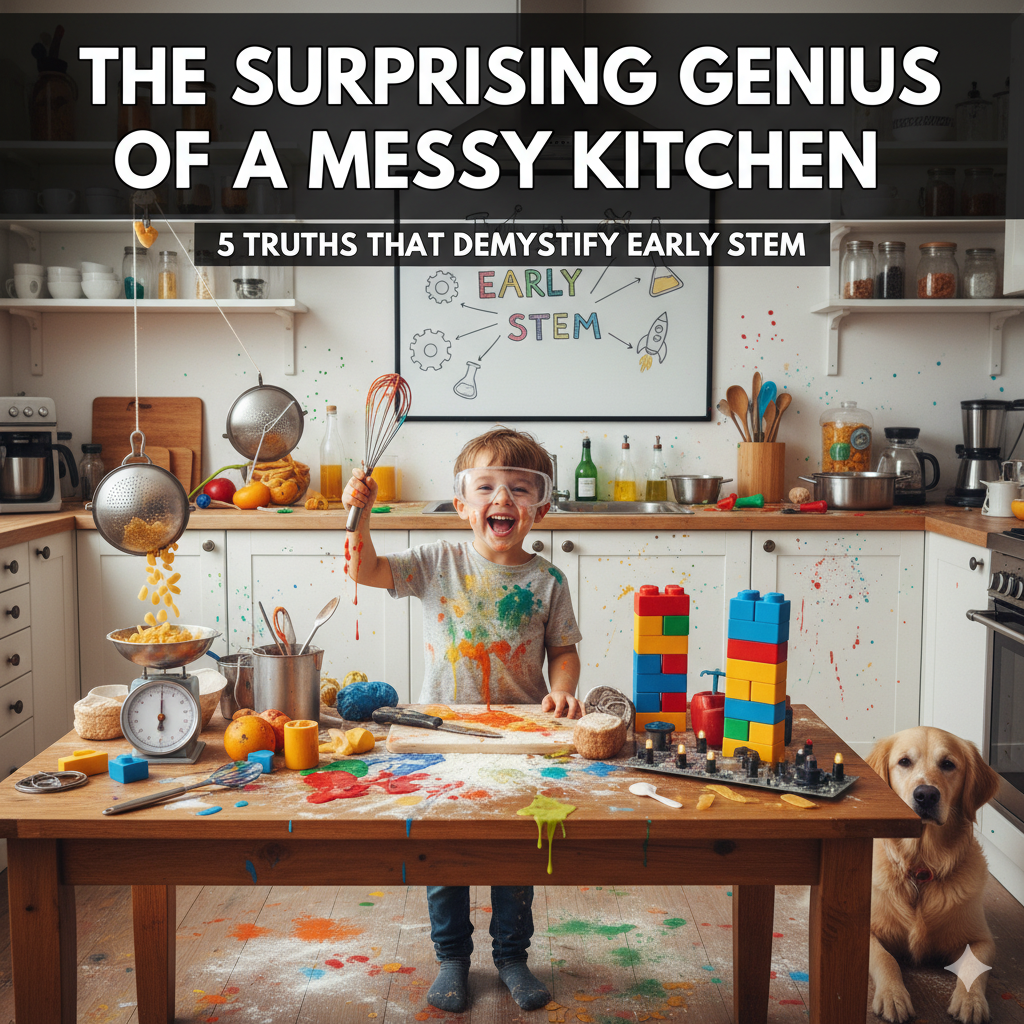 The Surprising Genius of a Messy Kitchen: 5 Truths That Demystify Early STEM