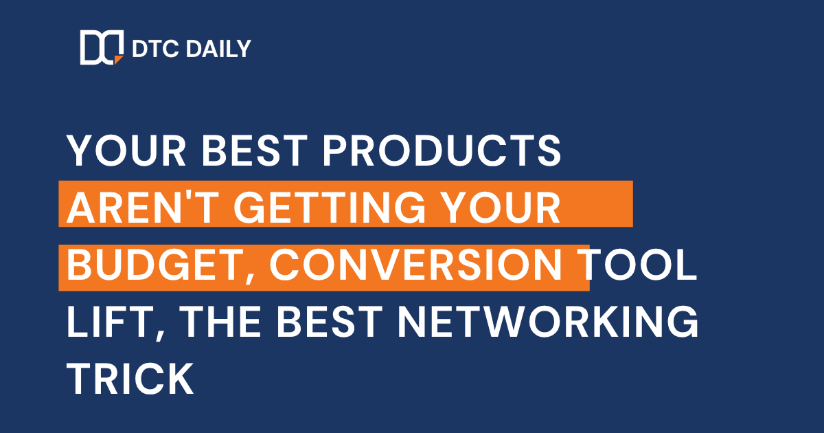 Your best products are being treated like your worst