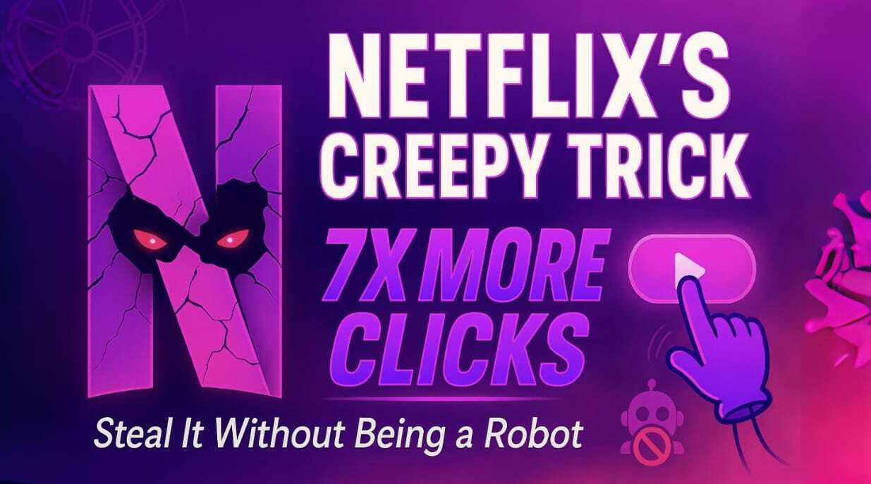 Netflix’s creepy trick for 2x more clicks (steal it without being a robot)