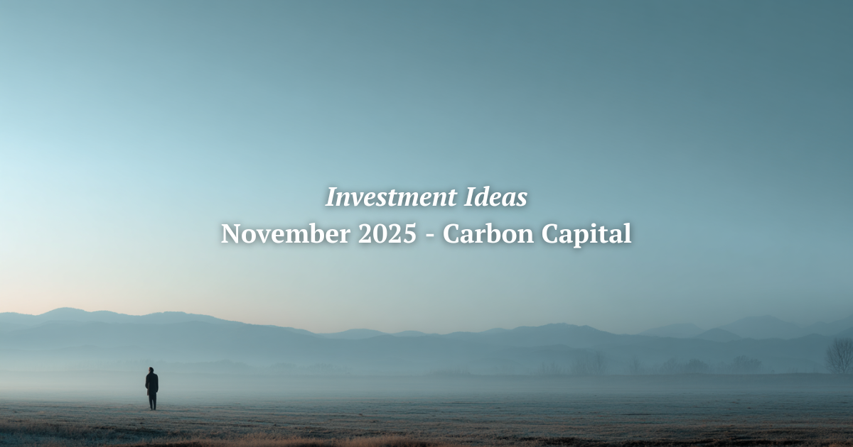 💡 5 Investment Ideas (November 2025)