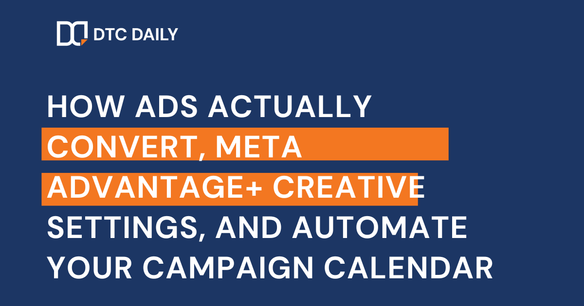 What to turn off/on in Meta Advantage+ Creative