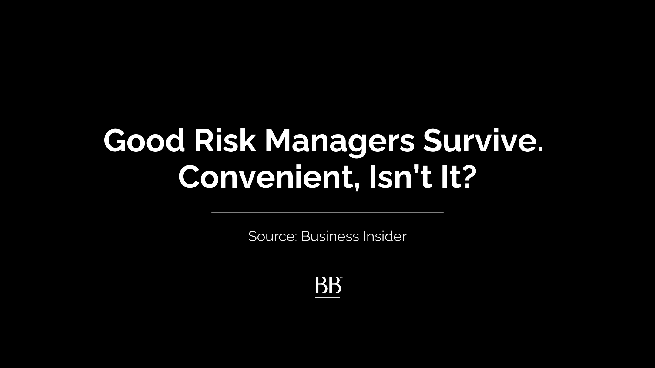 The Biggest Player Just Called the Shakeout. On Himself.