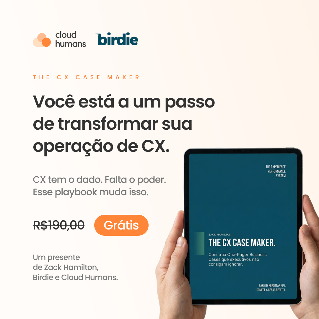 101 páginas que o líder de CX brasileiro não tinha acesso. Até agora.