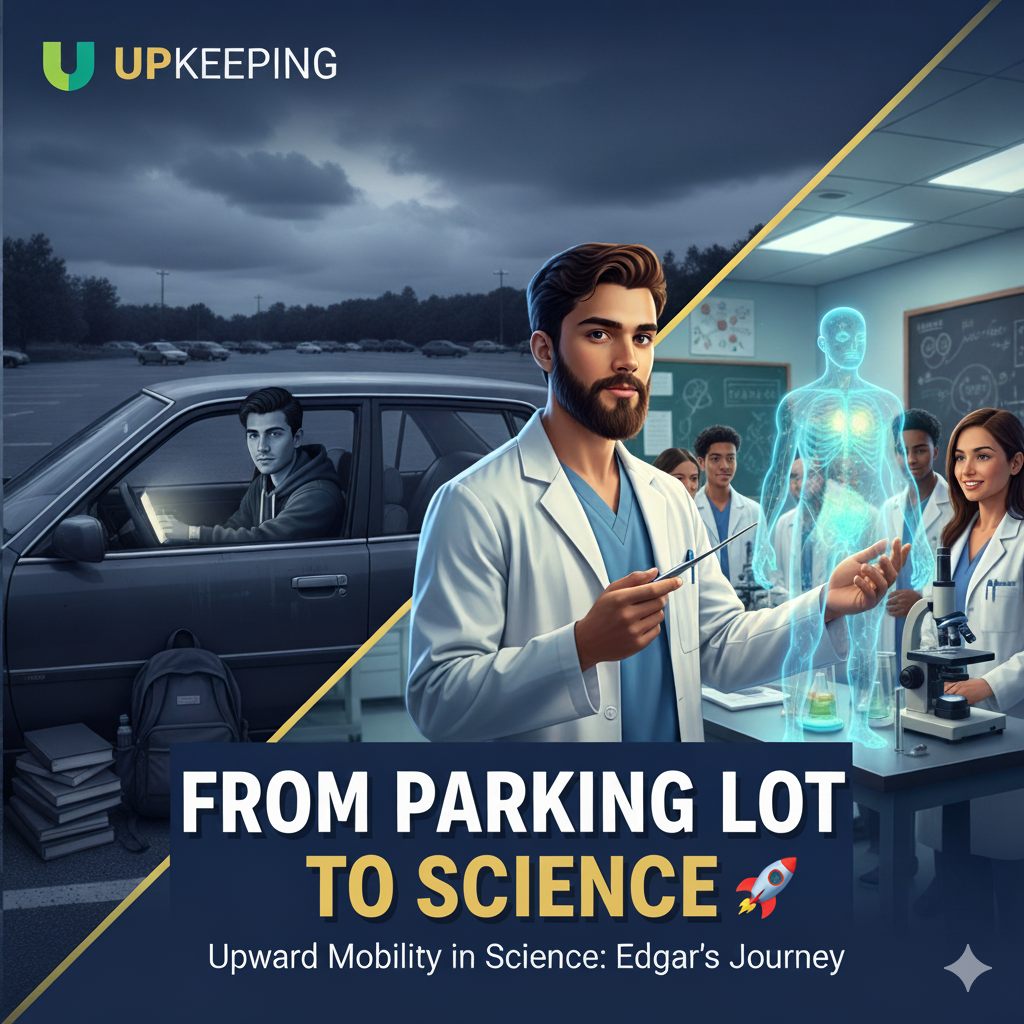 From Parking Lot to Pre-Med: Edgar Rosales Jr.'s Story and the Power of Upward Mobility in Science 🚀