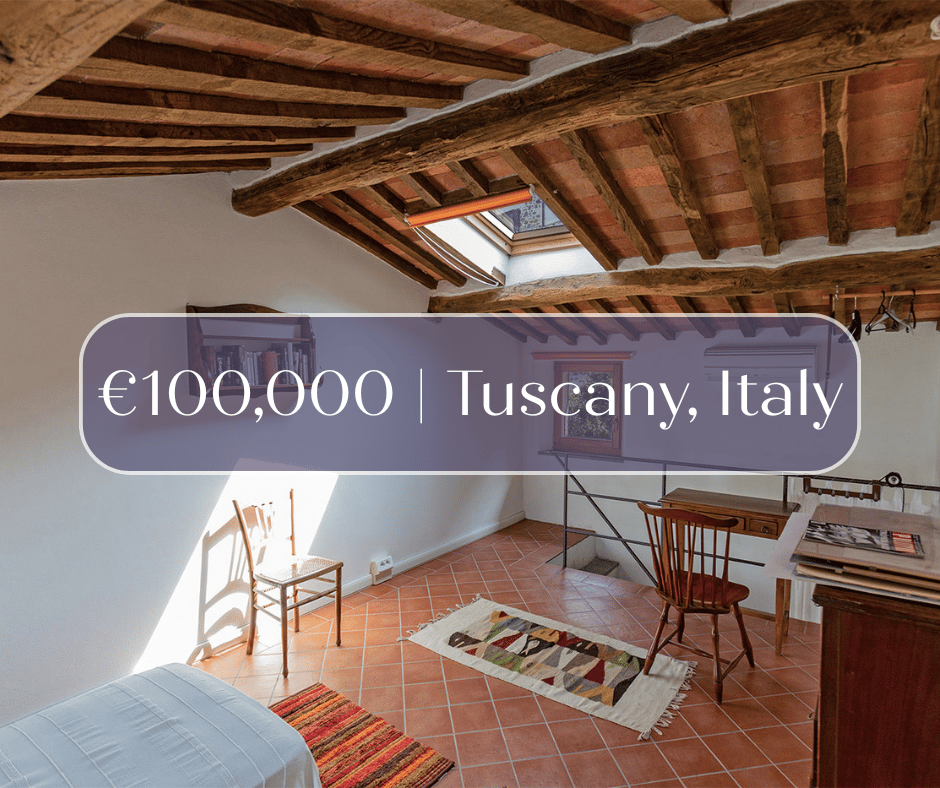 A Restored Tower House in a Medieval Tuscan Village