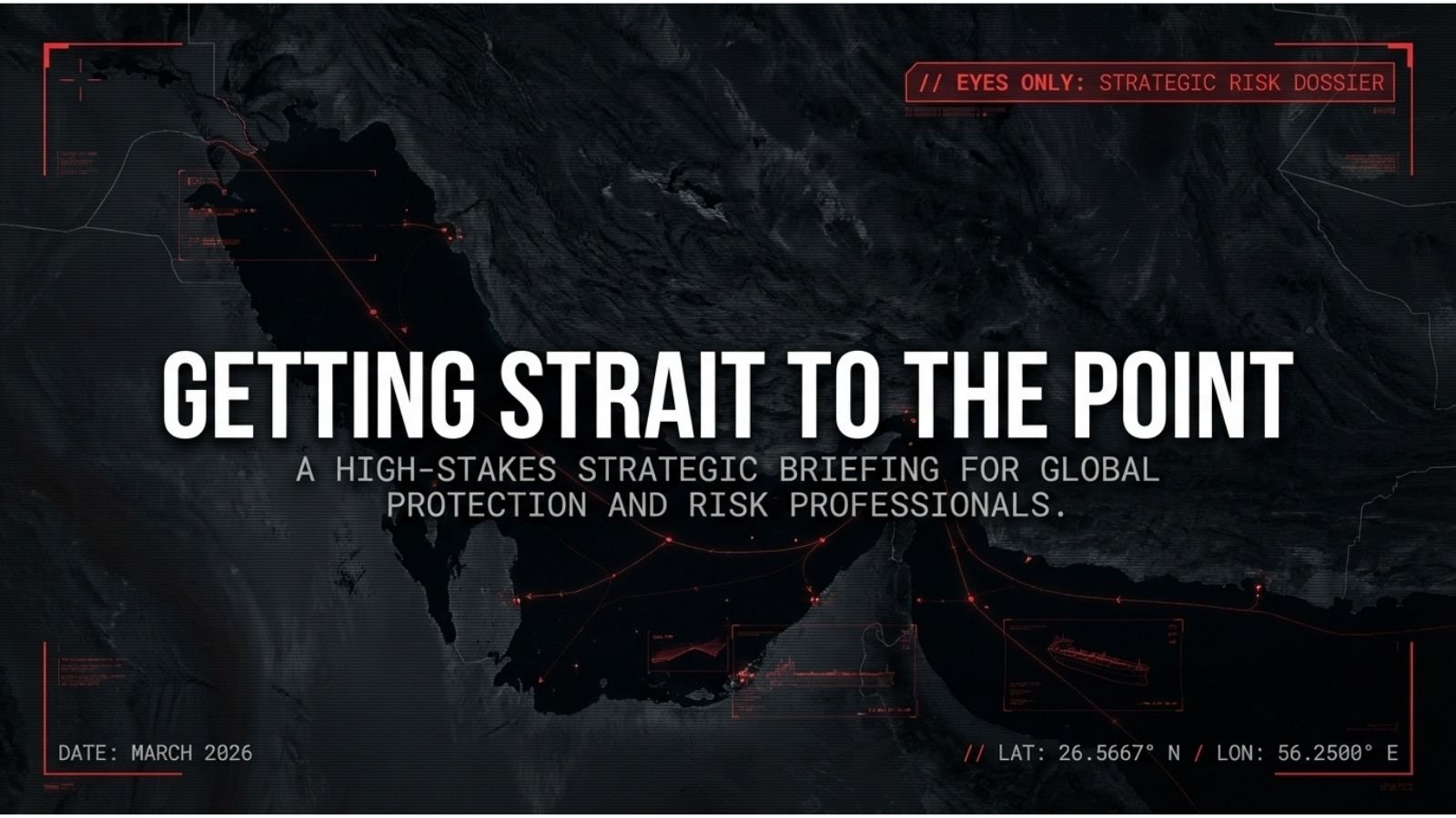 Getting Strait to the Point