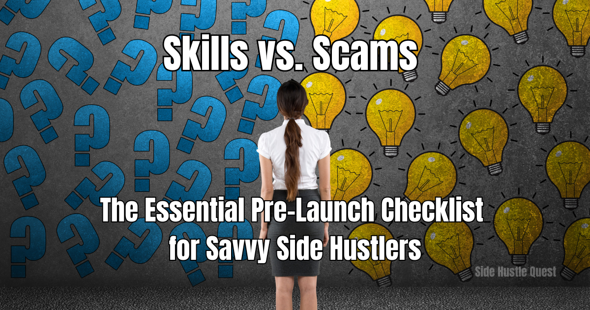 Skills or Scams? Assess Your Assets Before You Launch