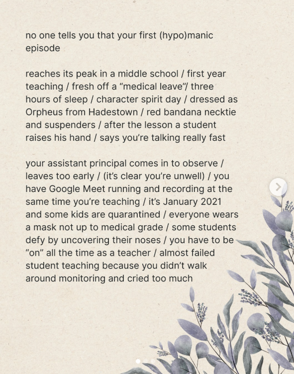 A new poem and a lot of burnout