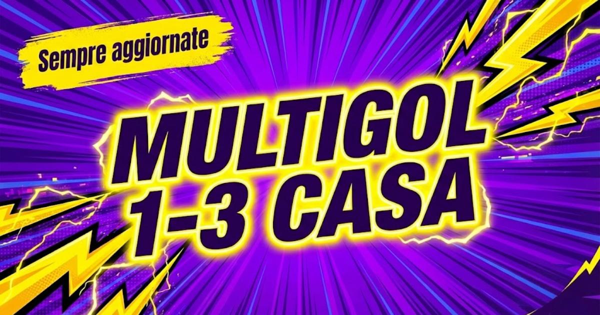 👑 MULTIGOL 1-3 CASA