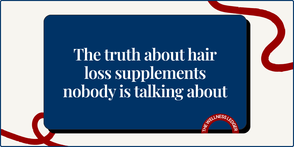 The supplement everyone cites for hair regrowth was never actually tested