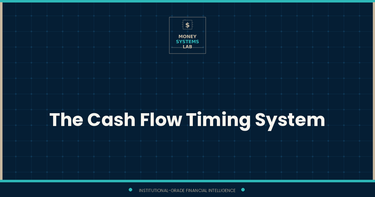 The Cash Flow Timing System