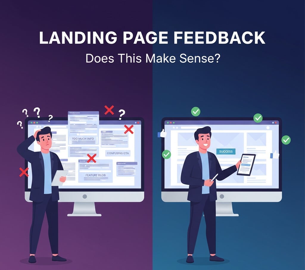 I'm about to launch this. Does the landing page work?