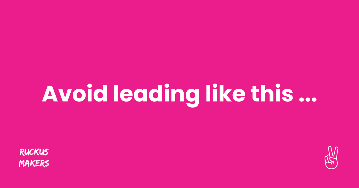 If you lead like this, you are limiting the impact of your campus.