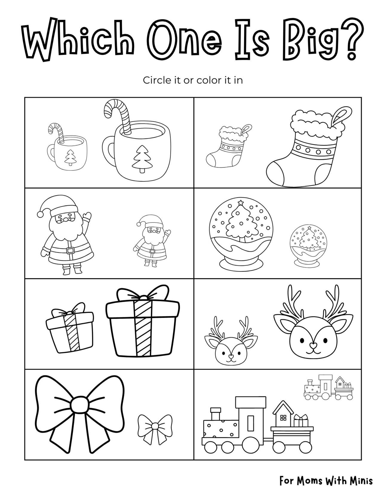 🎀 Christmas Size Comparison