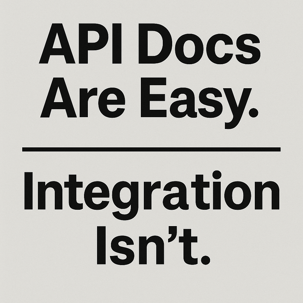 API Docs Are Easy. Integration Isn’t. -  Weekly Roundup (Nov 10 - Nov 16)  