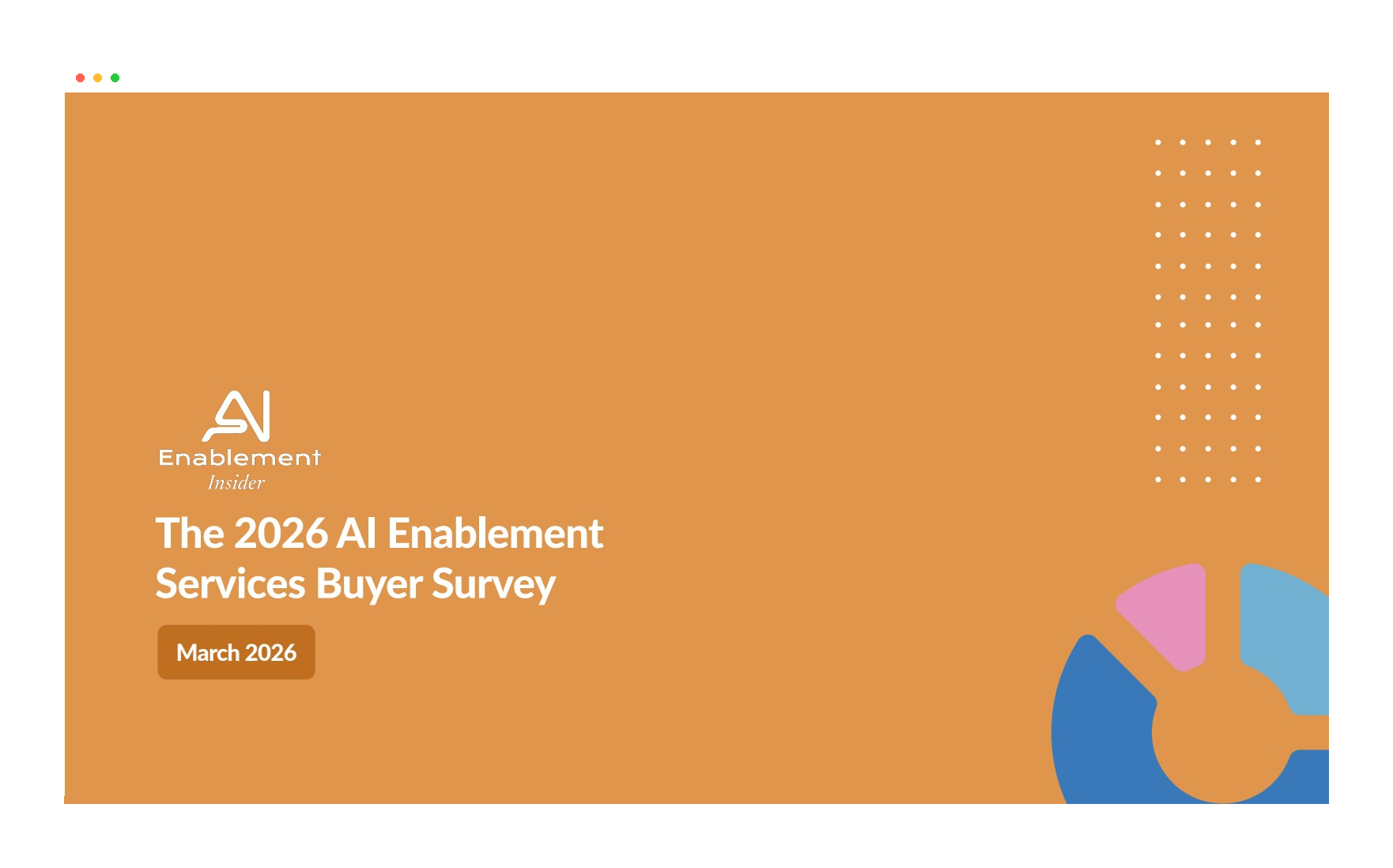 Introducing the Industry’s First AI Enablement Services Buyer Survey