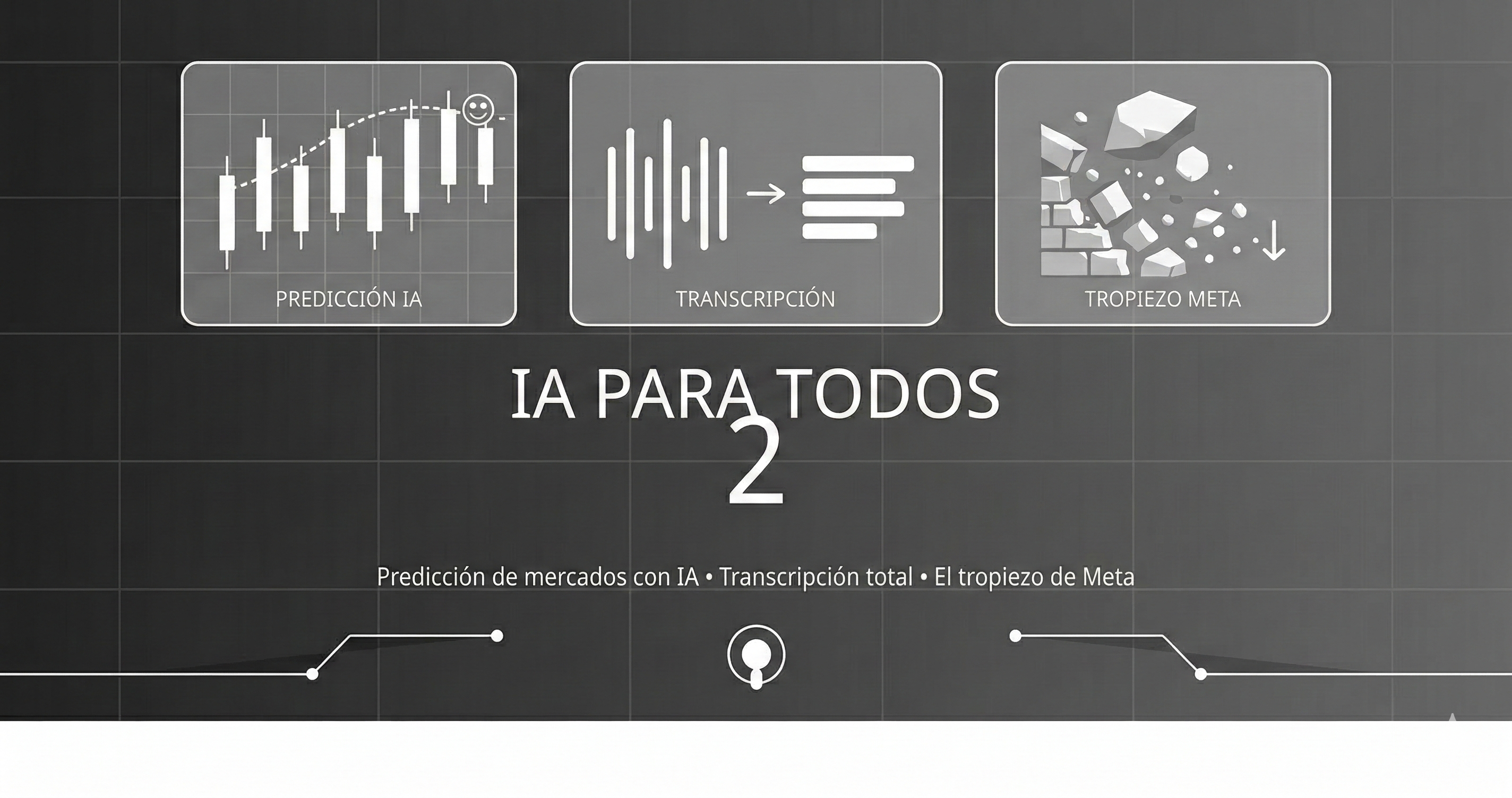 IA para Todos #2 -- Prediccion de mercados con IA, transcripcion total y el tropiezo de Meta