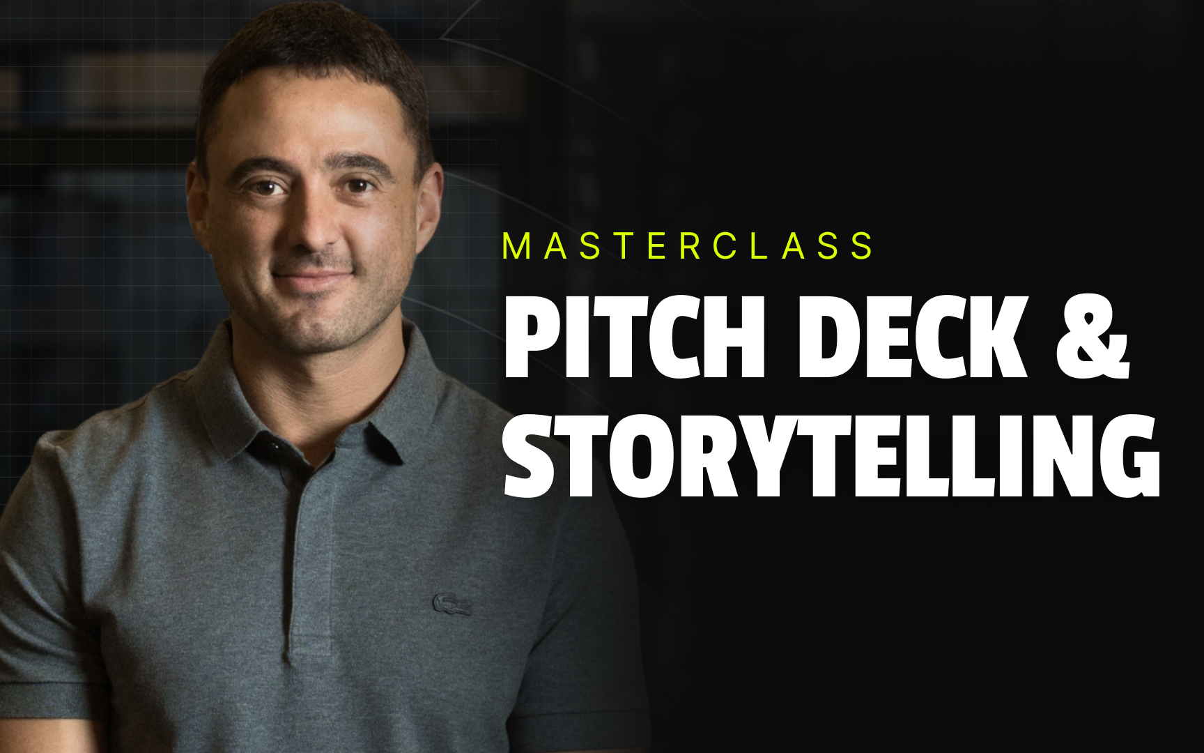 Storytelling & Pitch Deck para Startups