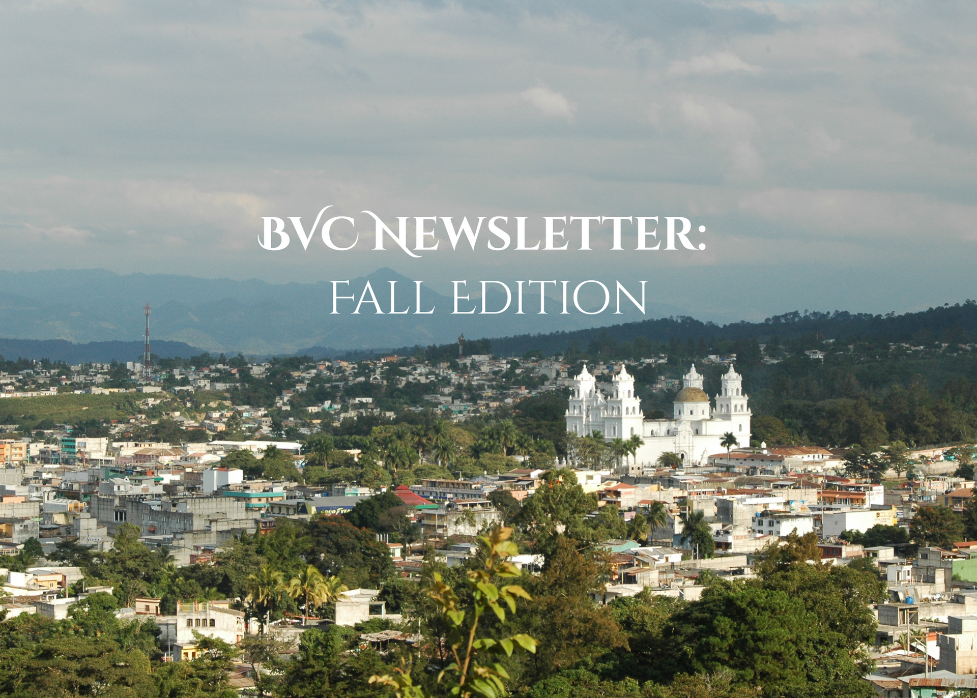 BVC Newsletter: Fall Edition