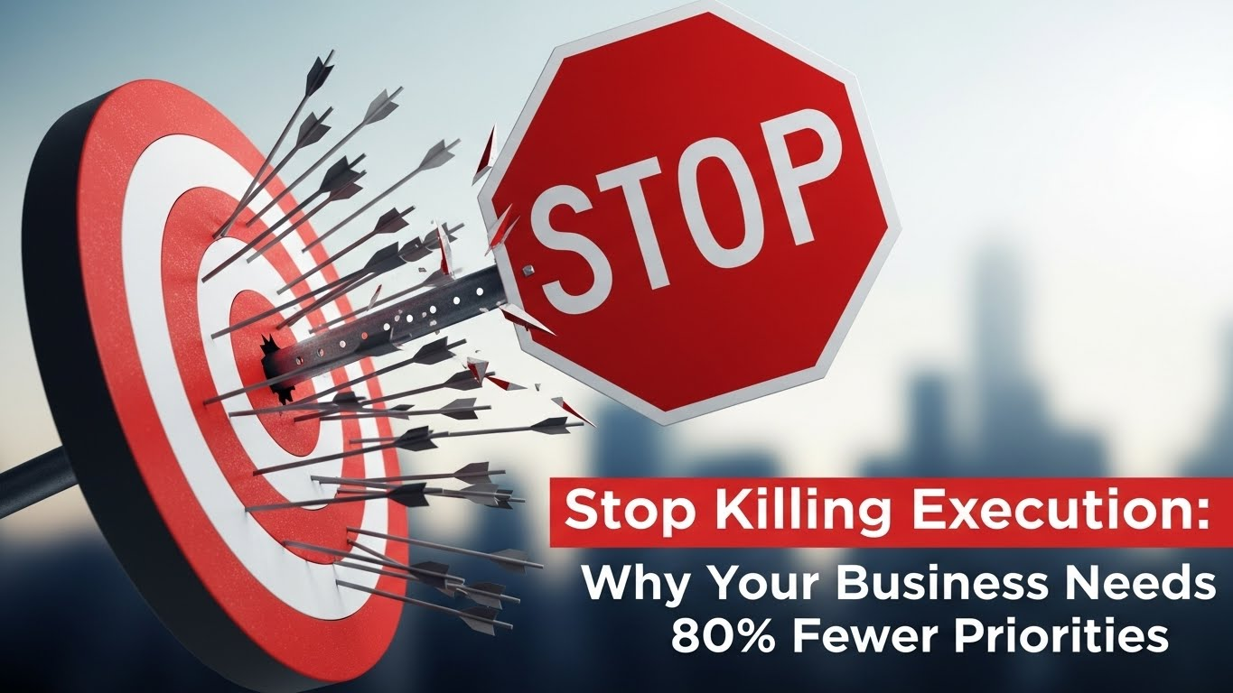 Stop Killing Execution: Why Your Business Needs 80% Fewer Priorities