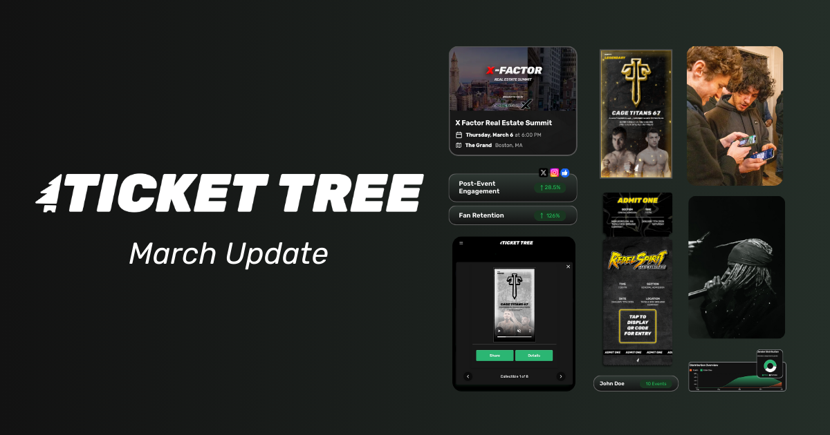 Major Wins, New Partners & Product Milestones - Ticket Tree March Update