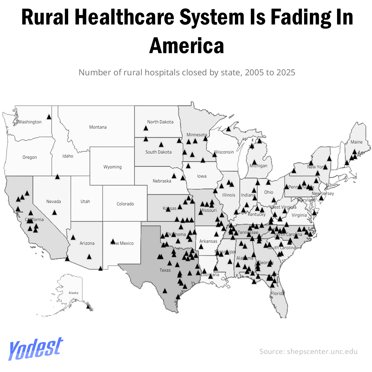 80. The Unusual Closure of Rural Hospitals Might Be A Devastating Blow To Americans