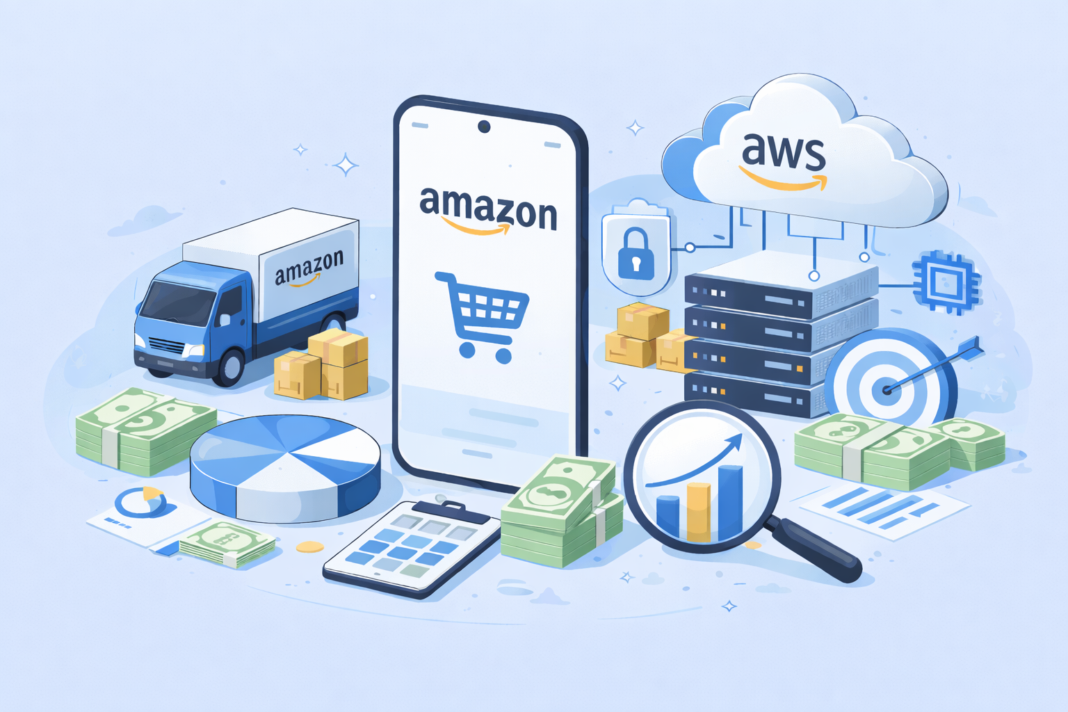 How Amazon makes money: The everything store that profits from everything but retail