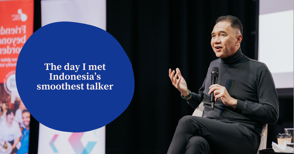The Day I Met Indonesia’s Smoothest Talker