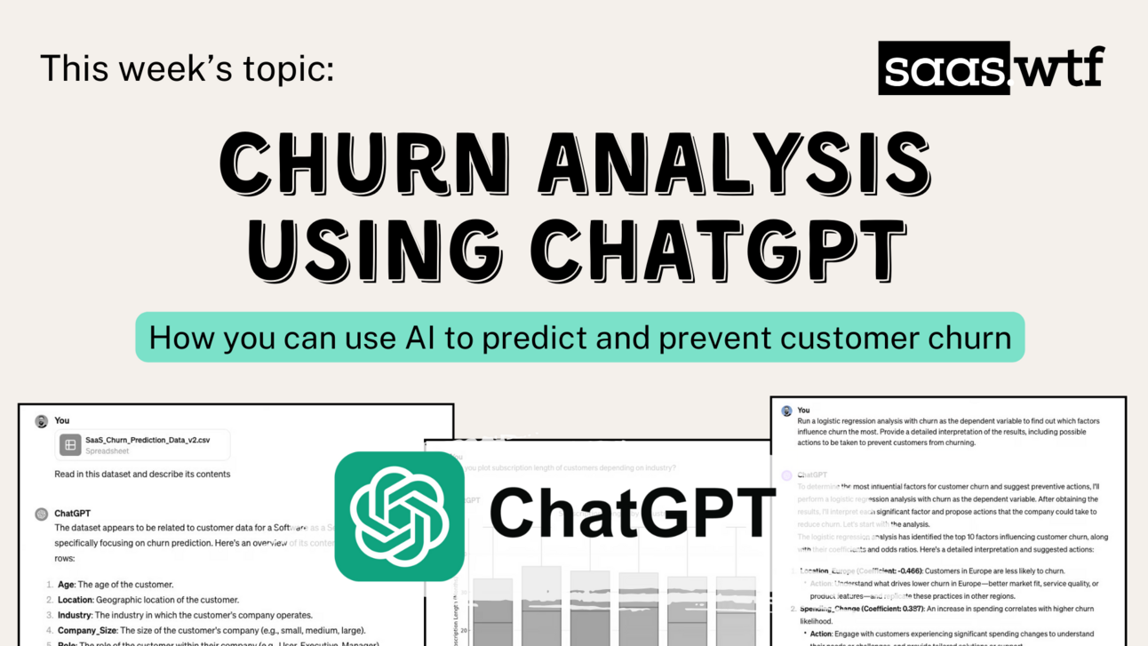Churn Analysis using ChatGPT