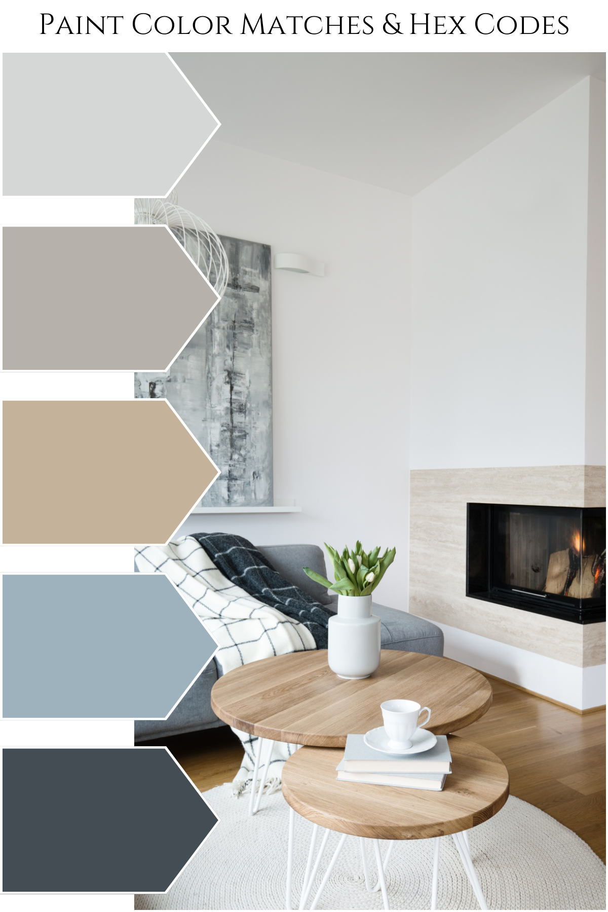 Beige and Blue Paint Colors