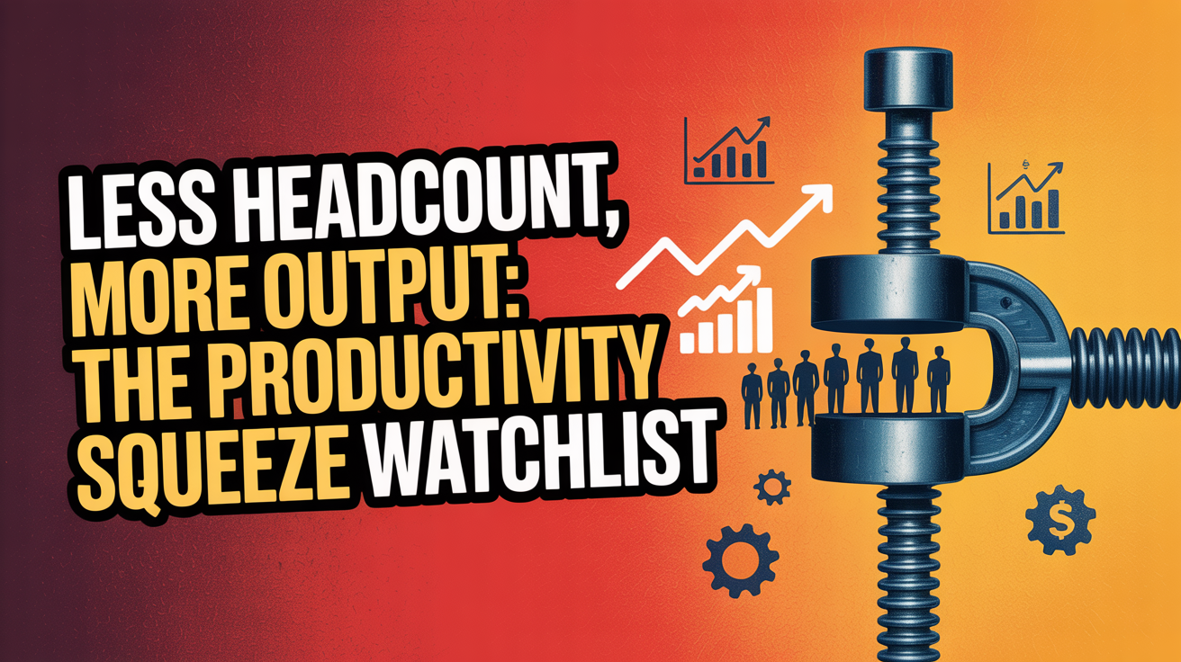 Less Headcount, More Output: The Productivity Squeeze Watchlist