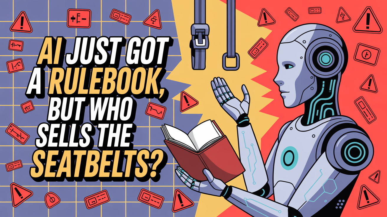 AI Just Got a Rulebook, But Who Sells the Seatbelts?