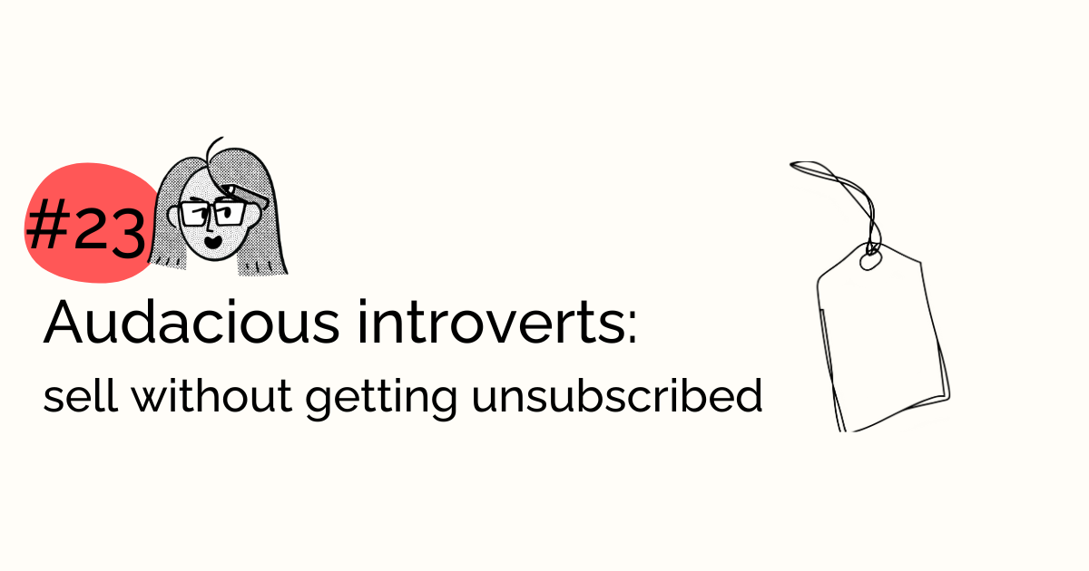 Wild, random, personal: sell through email