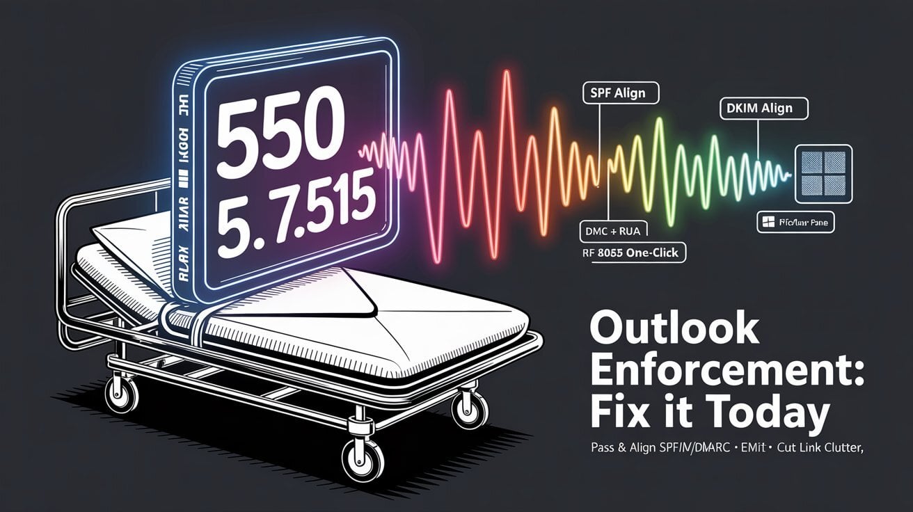 Microsoft is rejecting your newsletters (550 5.7.515 fix inside)