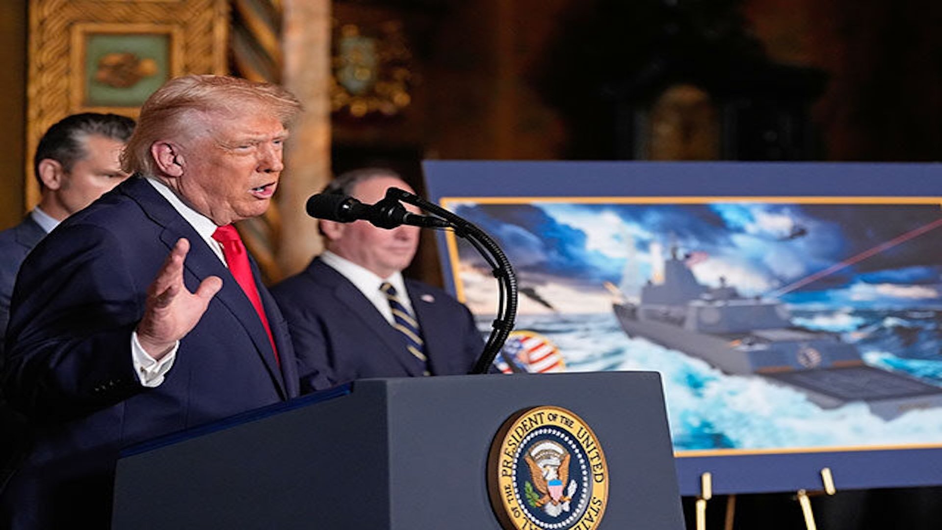 Trump Unveils Supercharged “Golden Fleet” Battleships Bigger and Deadlier Than Ever