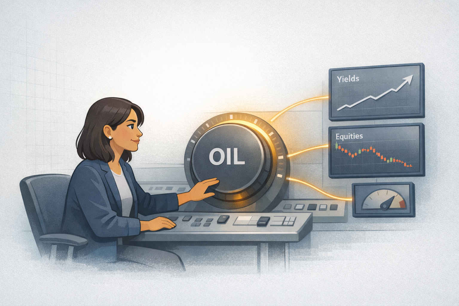 Oil, Yields, and a Market That Won’t Settle