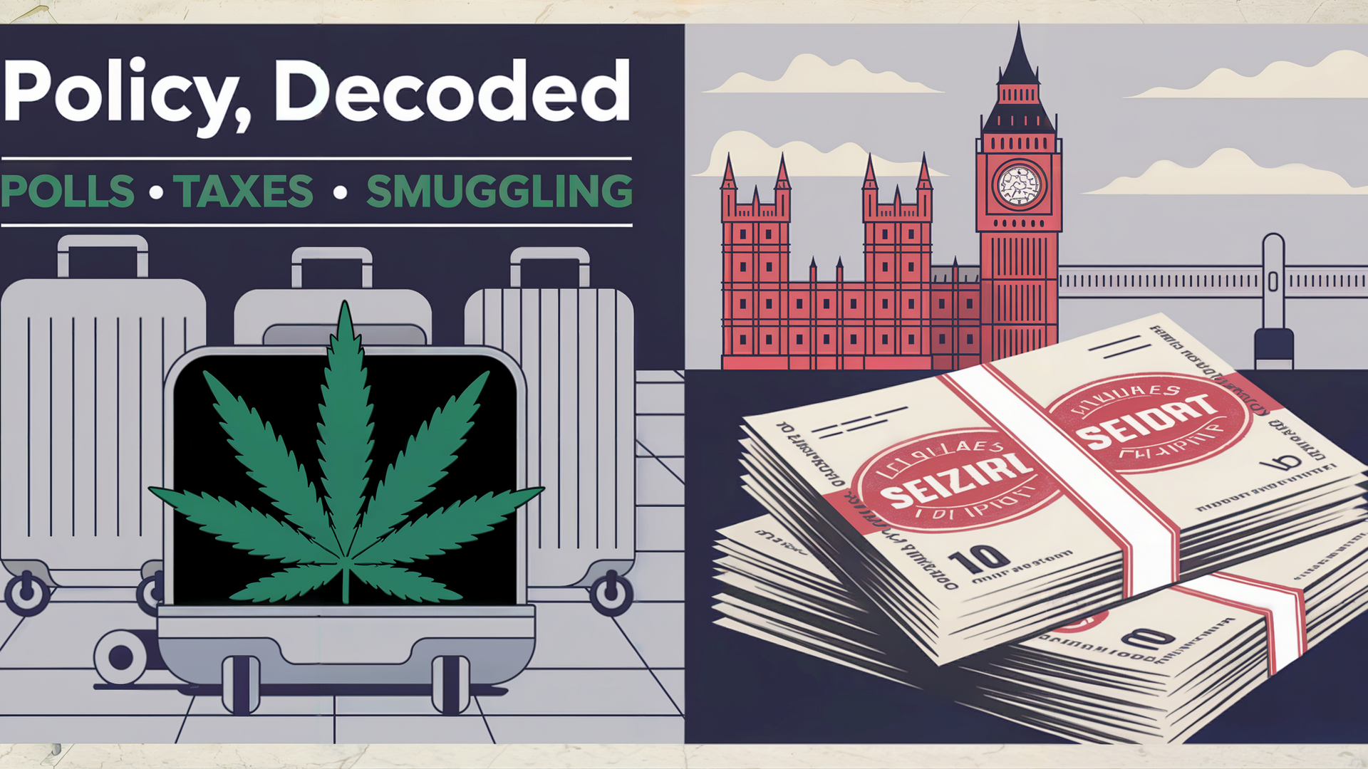 📊 Two-Thirds Back Legalization • CA Tax Freeze • TX Expansion • UK Smuggling Surge