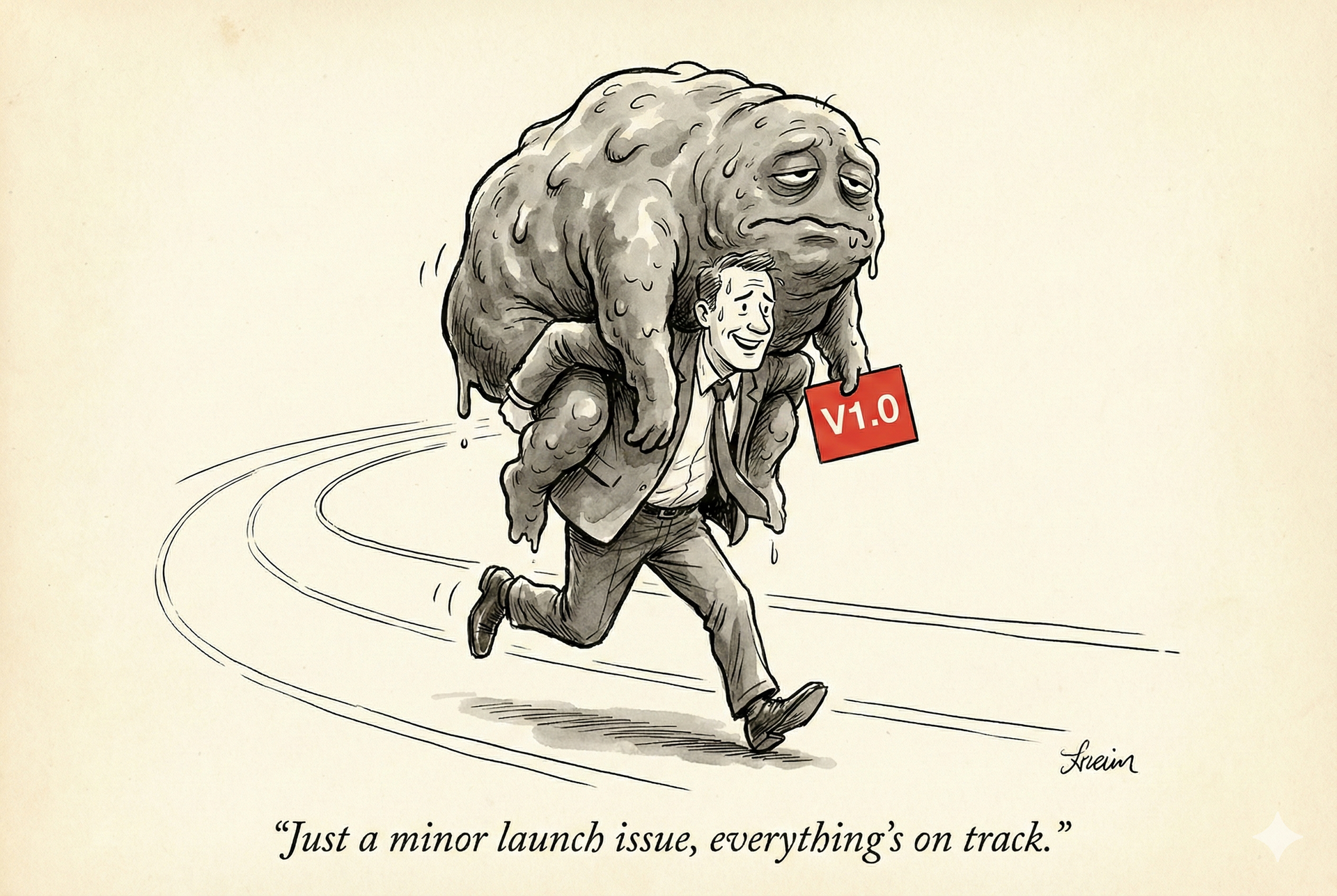 Companies don't die because they build too slow