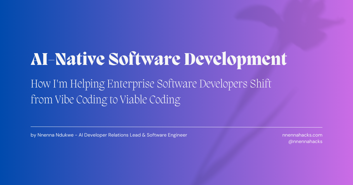 Chasing AI-Native Software Development