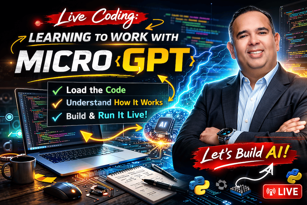 LIVE STREAM: Micro GPT Coding