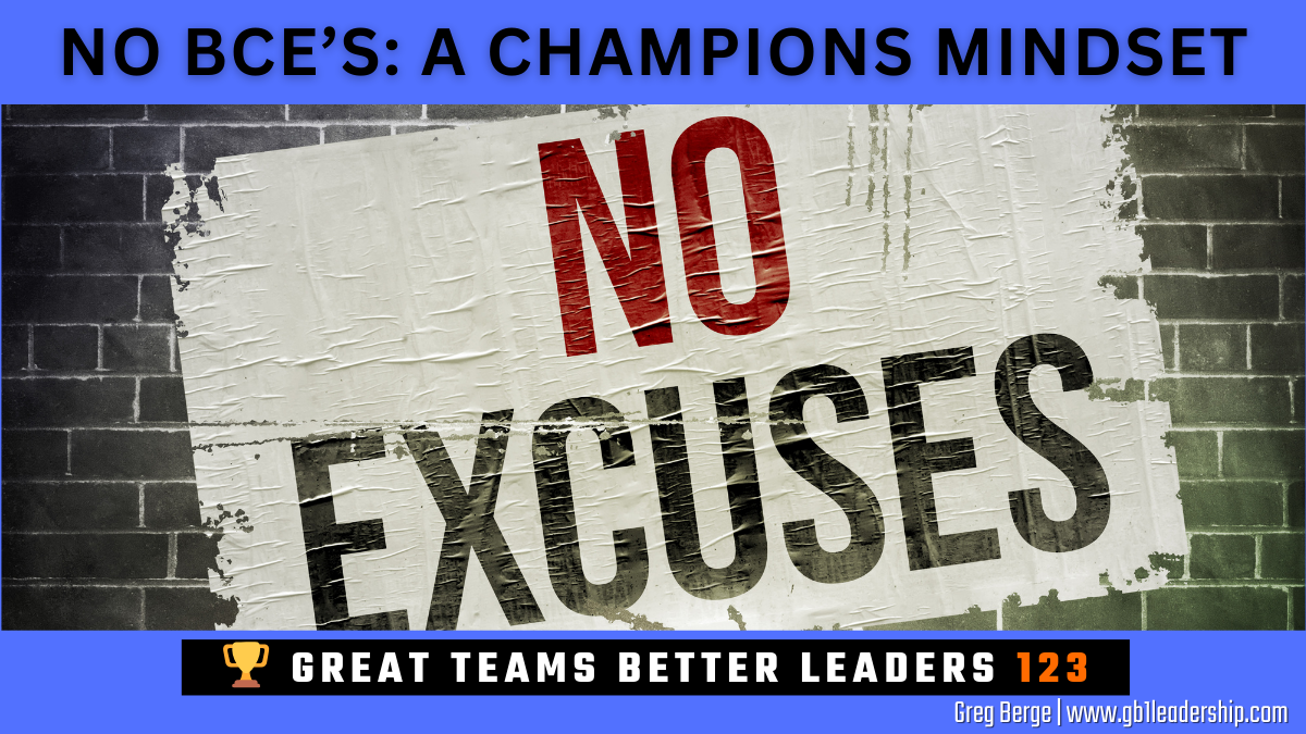 🏆 No BCEs: A Championship Mindset