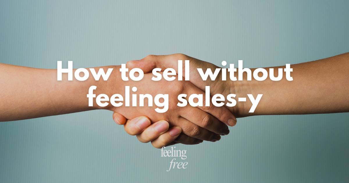 Selling from the heart