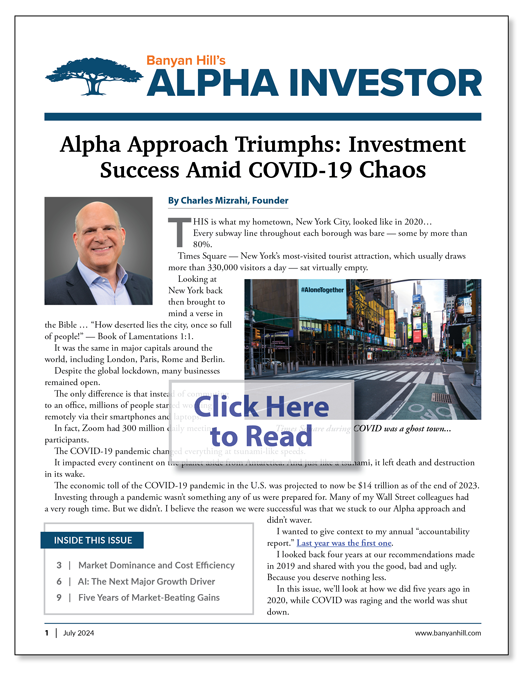 Alpha Approach Triumphs: Investment Success Amid COVID-19 Chaos