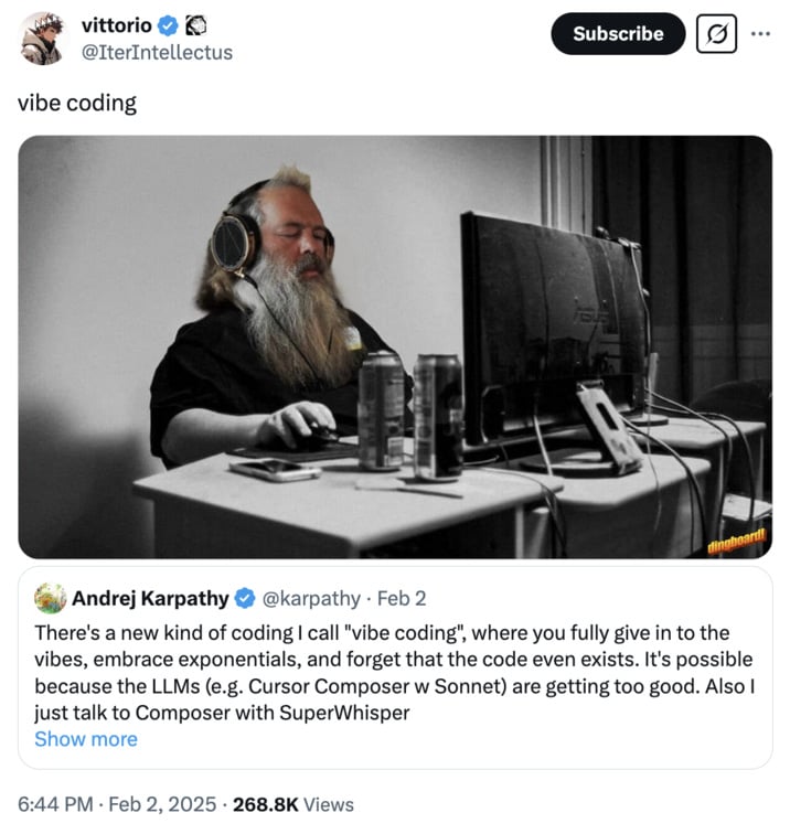 Vibe coding is the new AI infrastructure trade