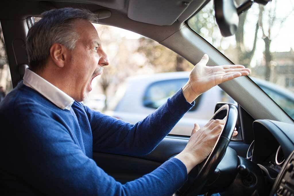 Angry driver fits 34 curse words into one sentence