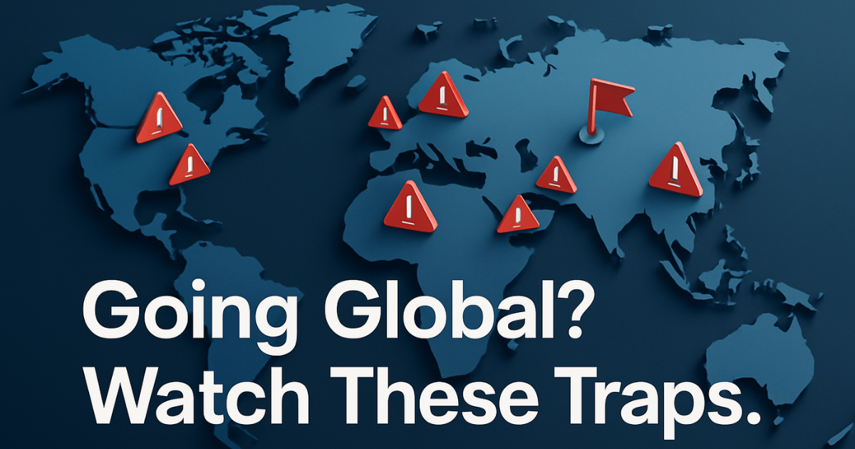 ⚠️ Going Global? Don’t Get Burned by These 5 Hidden Risks